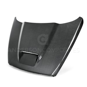 Dodge Ram SRT-10 Hood - Anderson Composites - Type-OE Carbon Fiber - `02-`08